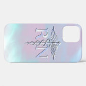 Coques Case-Mate iPhone RN Caduceus Médicale Mère Pearl Décor (Verso (horizontal))