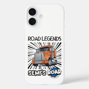 Coques iPhone 16 Road Legends : Semi's Roar !