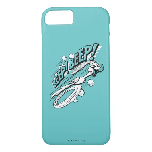 Coques Case-Mate iPhone ROAD RUNNER™ BEEP BEEP!™ Halftone (Dos)