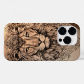 Coques Case-Mate iPhone Roar Majestic : Lion Print Tee (Verso (horizontal))