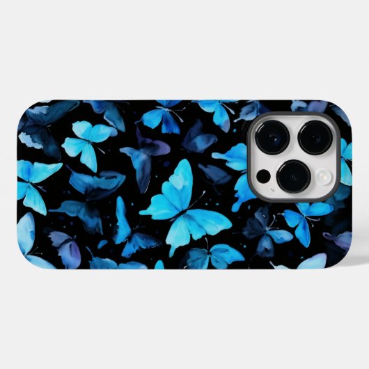 Coques Case-Mate iPhone Robe de papillon : iPhone 14 Pro - Couverture arri (Verso (horizontal))