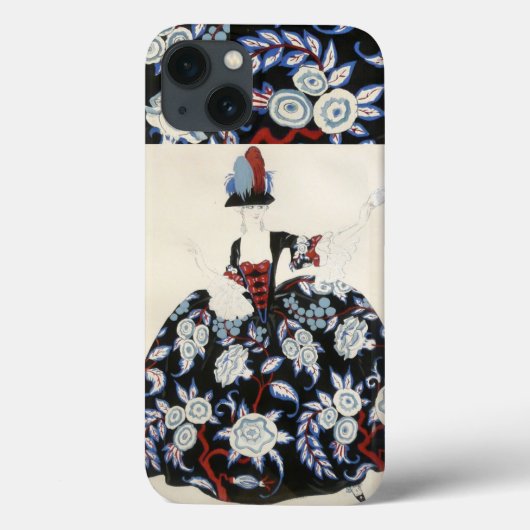 COQUES Case-Mate iPhone ROBE FLORALE ÉLÉGANTE À DAMES AVEC FLEURS BLANCHES (Verso)