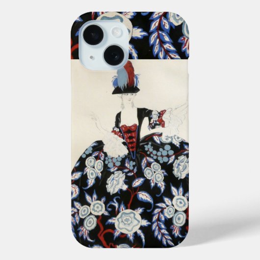 COQUES Case-Mate iPhone ROBE FLORALE ÉLÉGANTE À DAMES AVEC FLEURS BLANCHES (Verso)