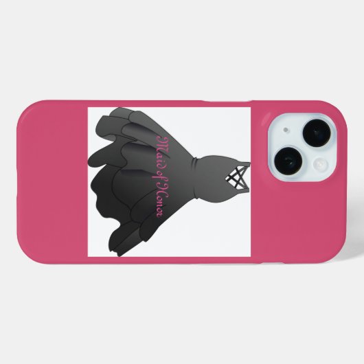 Coques Case-Mate iPhone Robe mariage femme d'honneur (Verso (horizontal))
