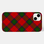 Coques Case-Mate iPhone Robertson tartson rouge vert plaid (Verso (horizontal))