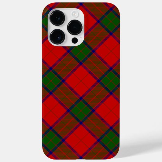 Coques Case-Mate iPhone Robertson tartson rouge vert plaid (Verso)