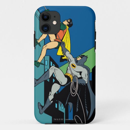 Coques Case-Mate iPhone Robin Et Batman Grimpent (Dos)