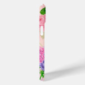 Coques Case-Mate iPhone Robin et fleurs, motif aquarelle (Verso / Droite)