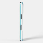 Coques Case-Mate iPhone Robin Oeuf Bleu et blanc rayé (Verso / Droite)