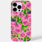 Coques Case-Mate iPhone Robin rose et rose (Verso)
