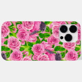 Coques Case-Mate iPhone Robin rose et rose (Verso (horizontal))