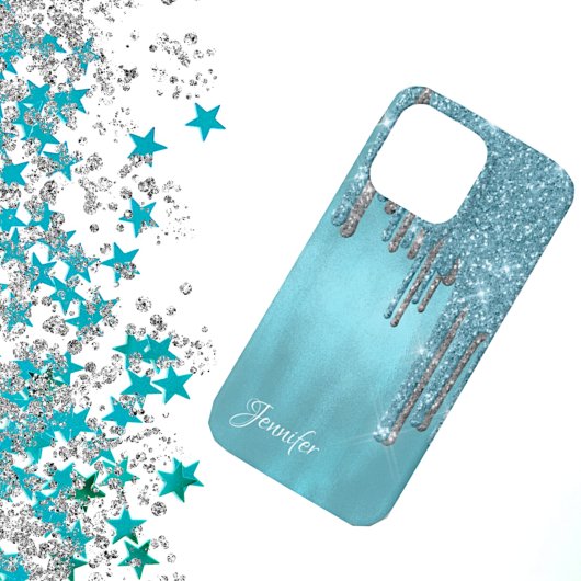 Coques Case-Mate iPhone Robins Oeuf Bleu Parties scintillant gouttes