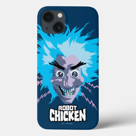 Coques Case-Mate iPhone Robot chicken Scientist Head Graphic (Verso)