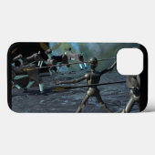 Coques Case-Mate iPhone Robot de l'âge de bronze (Verso (horizontal))