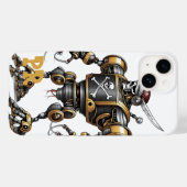 Coques Case-Mate iPhone Robot pirate malin POUR IPHONE 14 (Verso (horizontal))