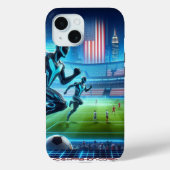 Coques Case-Mate iPhone robotic soccer on an Iphone case!  (Verso)