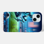 Coques Case-Mate iPhone robotic soccer on an Iphone case! (Verso (horizontal))