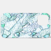 Coques Case-Mate iPhone Robuste comme pierre, dans un mélange de cyan et d (Verso (horizontal))