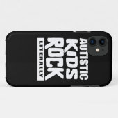 Coques Case-Mate iPhone Roche autiste d'enfants de sensibilisation sur (Dos (Horizontal))