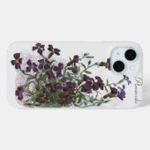 Coques Case-Mate iPhone Roche Cress Plante ornementale Fleur Illustration (Verso (horizontal))