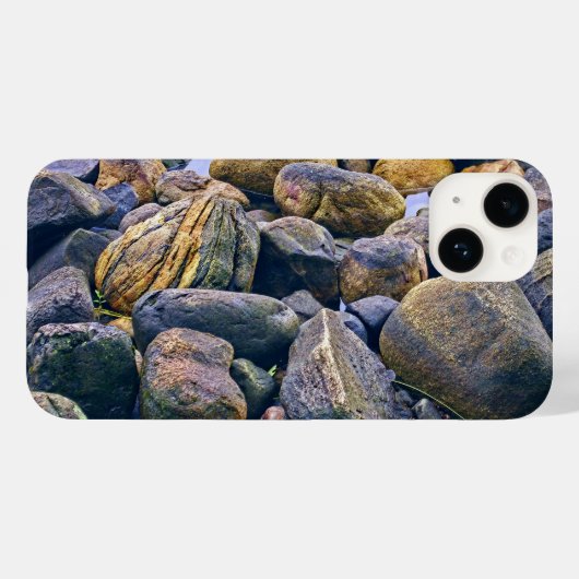 Coques Case-Mate iPhone Rochers colorés (Verso (horizontal))