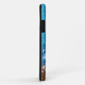 Coques Case-Mate iPhone Rochers dans la mer, vue au-dessus 1 (Dos/Droite)