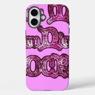 iPhone 16 Plus Case Roches de communication rose Hakuna Matata .png
