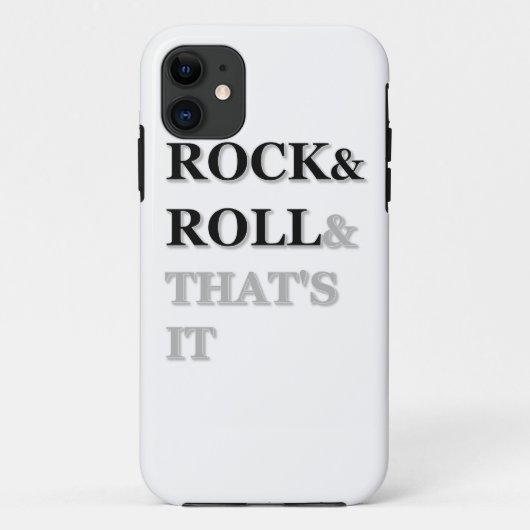 Coques Case-Mate iPhone Rock and Roll Et c'est tout (Dos)