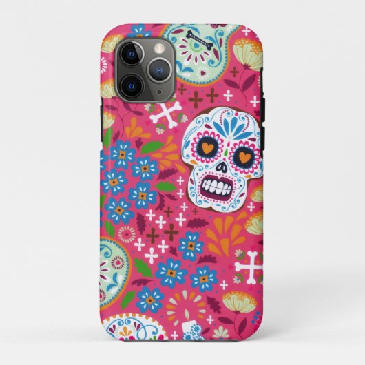 Coques Case-Mate iPhone Rock Rock Crâne Floral Garden (Dos)