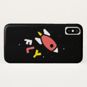 Coques Case-Mate iPhone Rocket - Rouge & Jaune Pop Art Abstrait. FLY! (Dos (Horizontal))