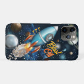 Coques Case-Mate iPhone Rocketship Space Adventure Personnalisez (Dos (Horizontal))