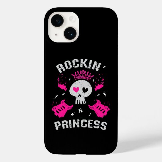 Coques Case-Mate iPhone Rockin' Princess (Verso)