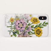 Coques Case-Mate iPhone Rockroses personnalisées (Dos (Horizontal))