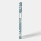 Coques Case-Mate iPhone Rococo Damask Art I Duck Egg Blue+Teal (Verso / Droite)