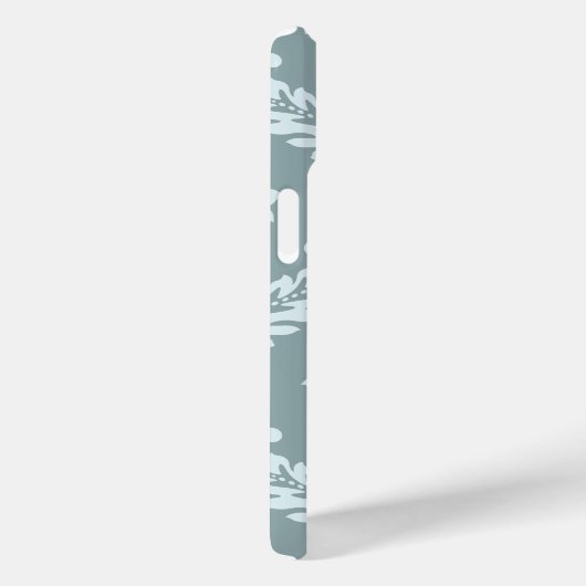 Coques Case-Mate iPhone Rococo Damask Art I Duck Egg Blue+Teal (Verso / Droite)