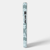 Coques Case-Mate iPhone Rococo Damask Art I Duck Egg Blue+Teal (Verso / Gauche)
