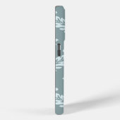 Coques Case-Mate iPhone Rococo Damask Art I Duck Egg Blue+Teal (Verso / Droite)