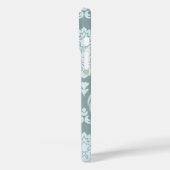 Coques Case-Mate iPhone Rococo Damask Art I Duck Egg Blue+Teal (Verso / Gauche)