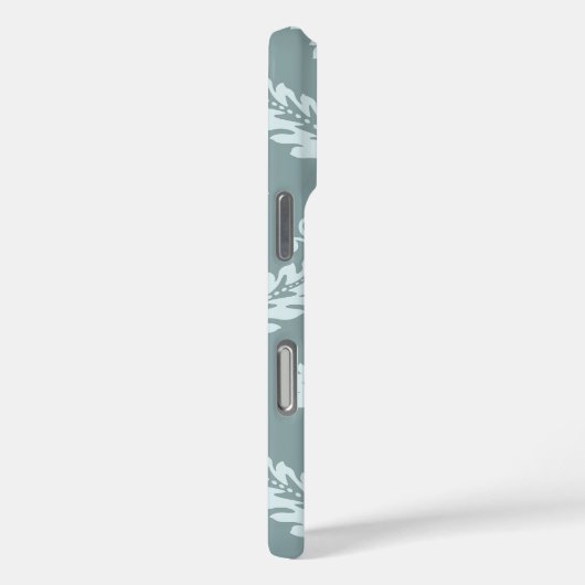 Coques Case-Mate iPhone Rococo Damask Art I Duck Egg Blue+Teal (Verso / Droite)