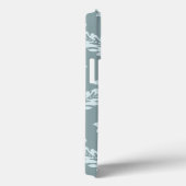 Coques Case-Mate iPhone Rococo Damask Art I Duck Egg Blue+Teal (Verso / Droite)