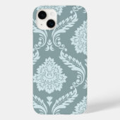 Coques Case-Mate iPhone Rococo Damask Art I Duck Egg Blue+Teal (Verso)