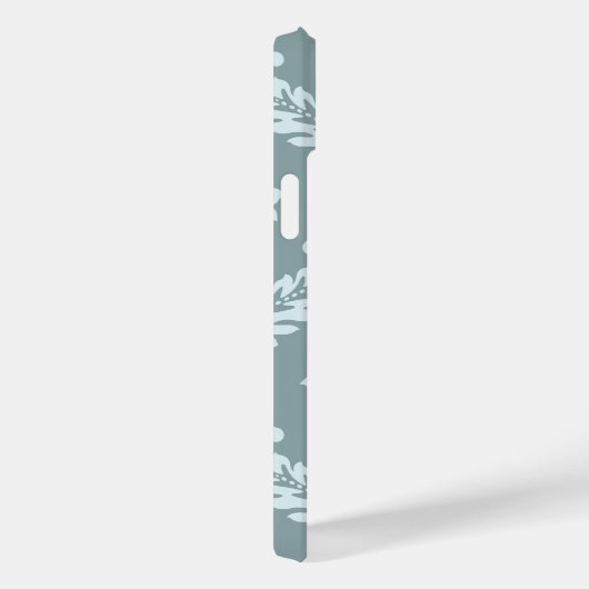 Coques Case-Mate iPhone Rococo Damask Art I Duck Egg Blue+Teal (Verso / Droite)