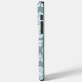 Coques Case-Mate iPhone Rococo Damask Art I Duck Egg Blue+Teal (Verso / Gauche)