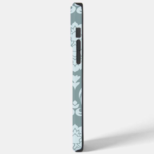 Coques Case-Mate iPhone Rococo Damask Art I Duck Egg Blue+Teal (Verso / Gauche)