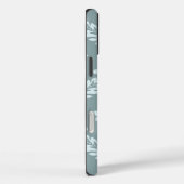 Coques Case-Mate iPhone Rococo Damask Art I Duck Egg Blue+Teal (Verso / Droite)