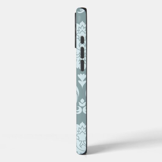 Coques Case-Mate iPhone Rococo Damask Art I Duck Egg Blue+Teal (Verso / Gauche)