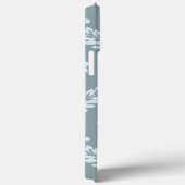 Coques Case-Mate iPhone Rococo Damask Art I Duck Egg Blue+Teal (Verso / Droite)