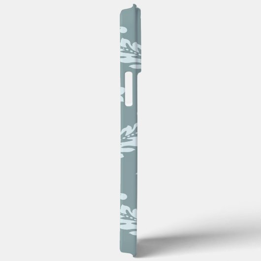 Coques Case-Mate iPhone Rococo Damask Art I Duck Egg Blue+Teal (Verso / Droite)