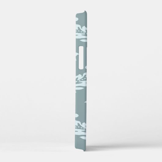 Coques Case-Mate iPhone Rococo Damask Art I Duck Egg Blue+Teal (Verso / Droite)