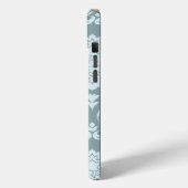 Coques Case-Mate iPhone Rococo Damask Art I Duck Egg Blue+Teal (Verso / Gauche)